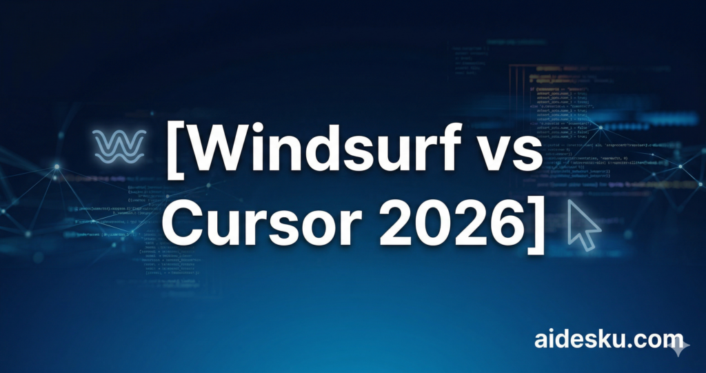 Windsurf vs Cursor 2026 Windsurf vs Cursor 비교
